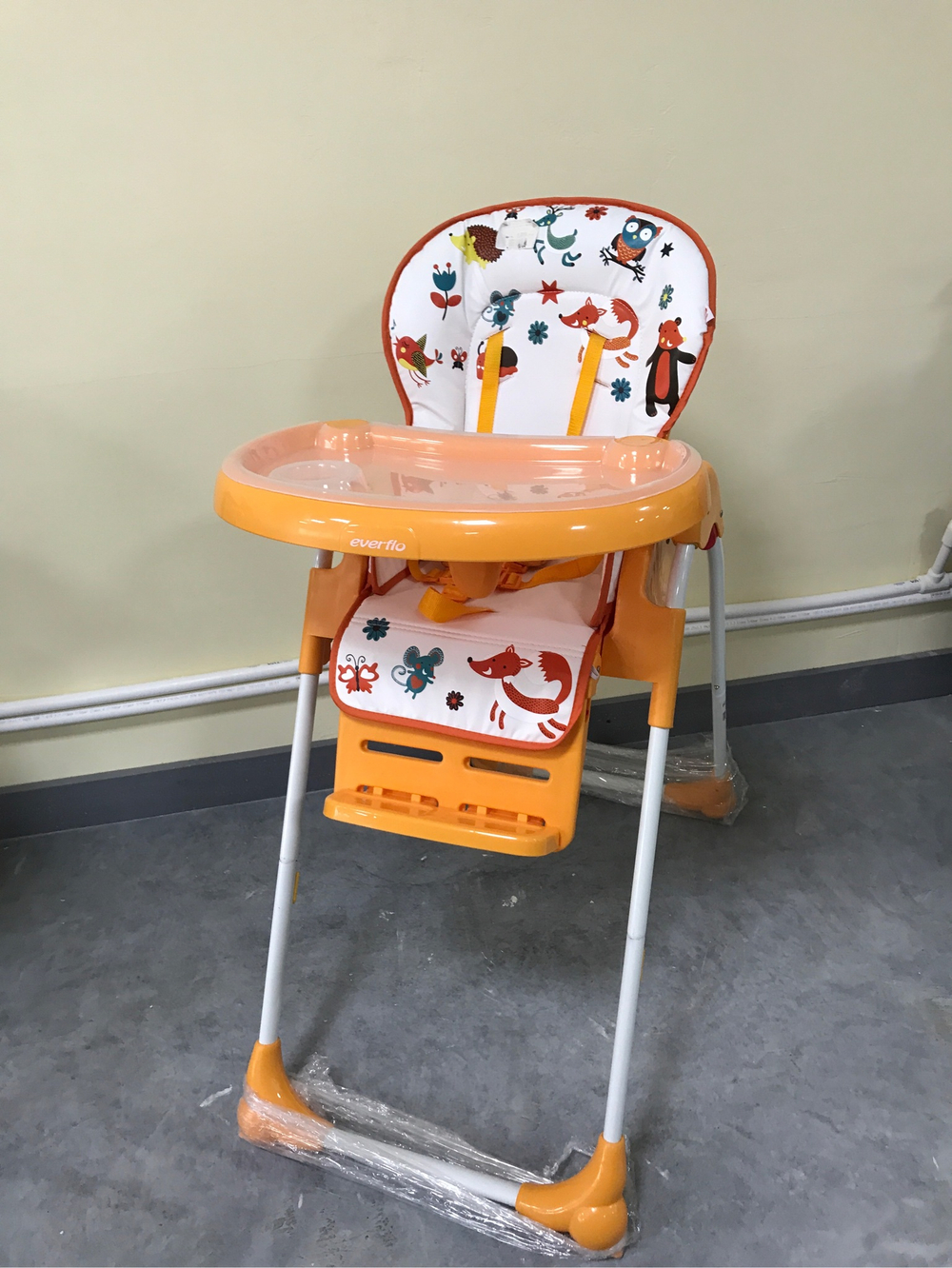 Стульчик для кормления Everflo Forest Q35 оранжевый (orange)