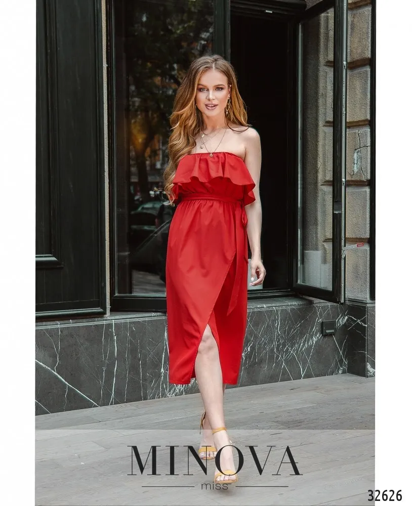 Платье 8608-красный Minova