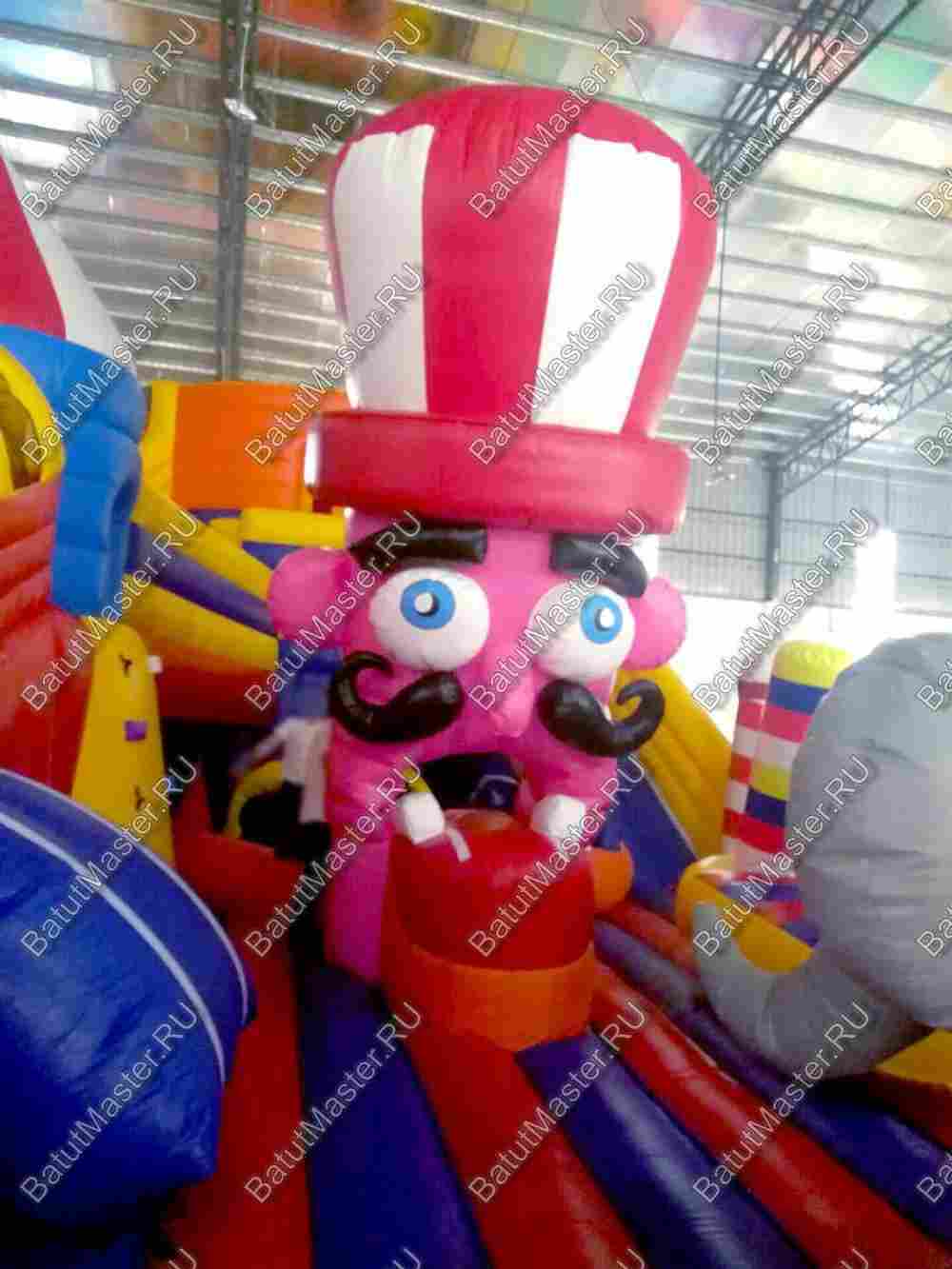 Коммерческий надувной батут "Большой цирк" 20.5*9.6*8 м