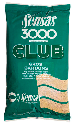 Прикормка Sensas 3000 Club GROS GARDONS 1кг