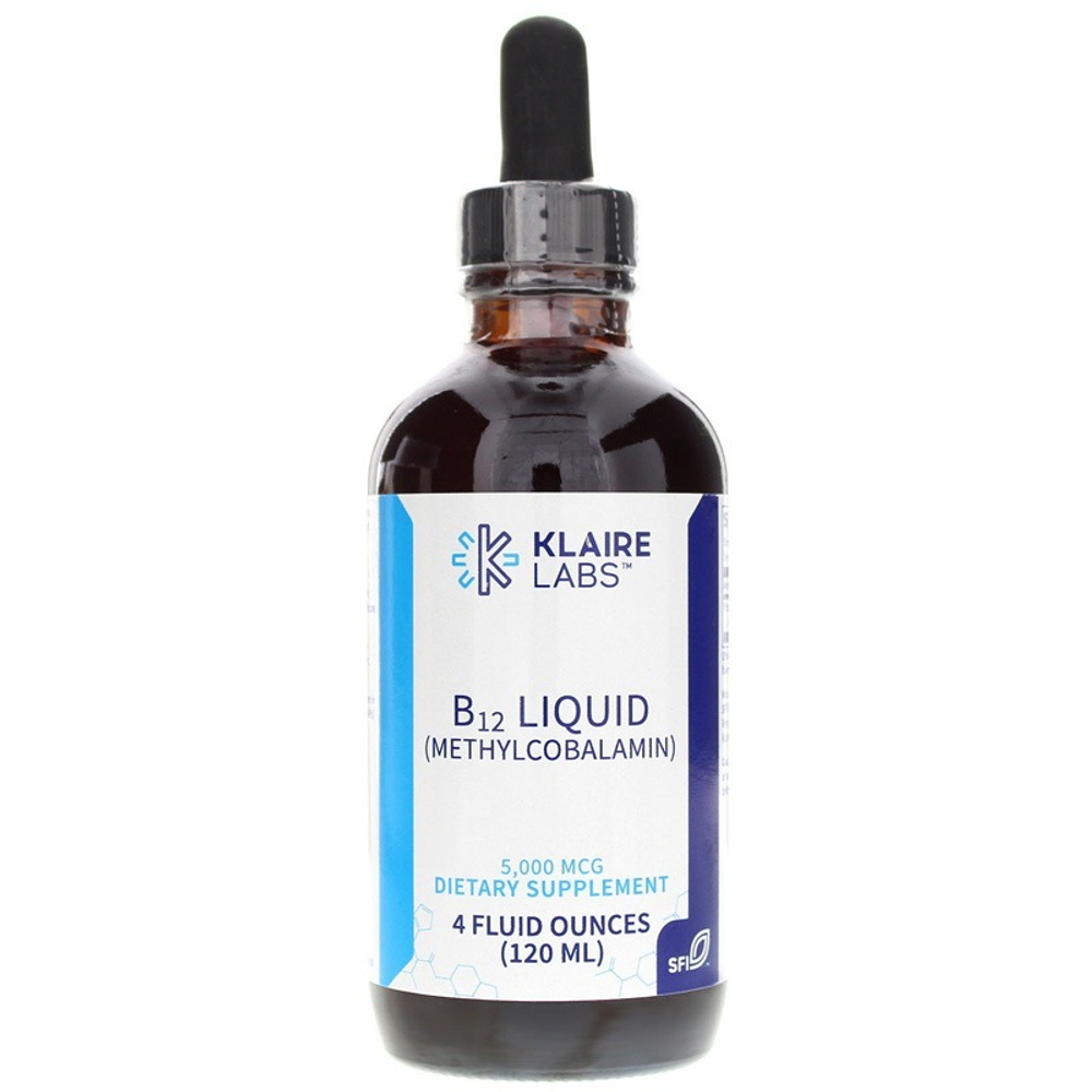Klaire Labs - B12 Liquid Methylcobalamin 1 mg 120 ml