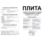 Плита газовая портативная (цанга) в чемодане, Турист Мастер