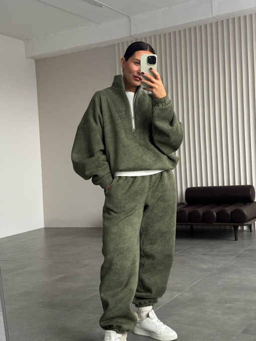 Костюм «варенка» хаки утепленный