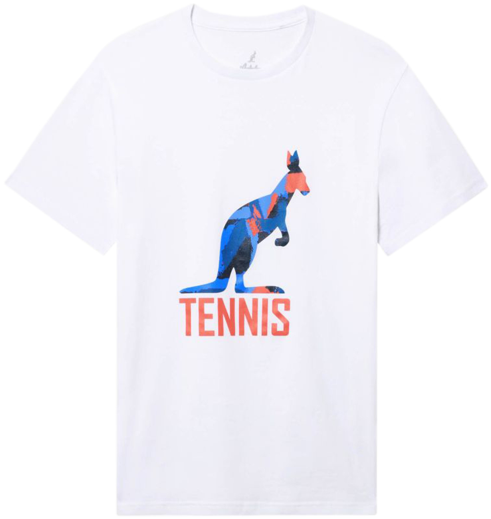 Мужская теннисная футболка Australian Graphic Play T-Shirt - bianco