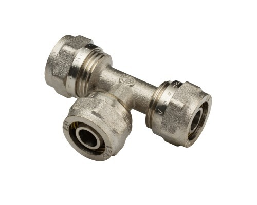 Тройник 3 цанги T20*16*20 ТМПЦ201620