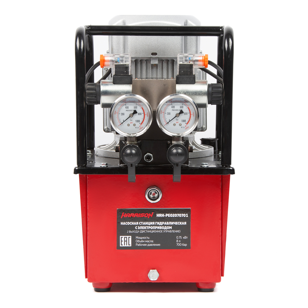 HRH-PE02070701 Насосная станция гидравлическая с электроприводом, 2 выхода, дистанционное упр. 0,75