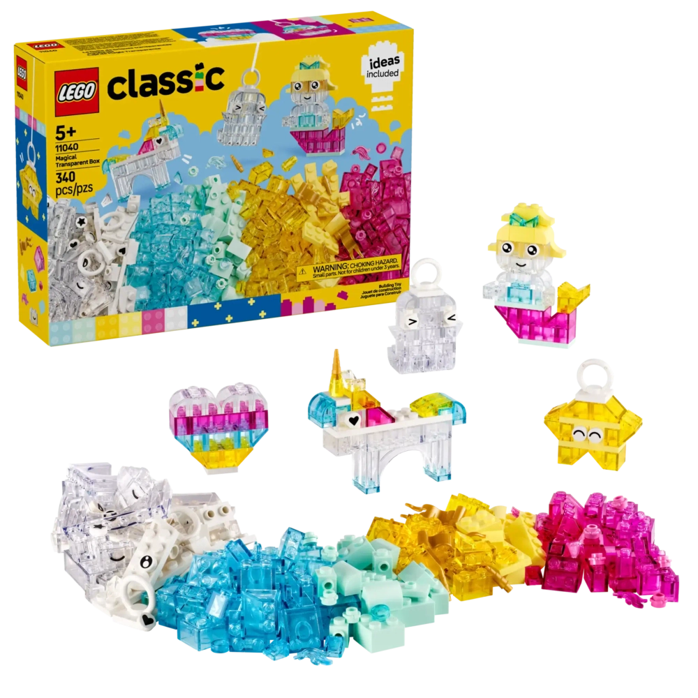 Конструктор LEGO Classic 11040 Волшедный прозрачный набор