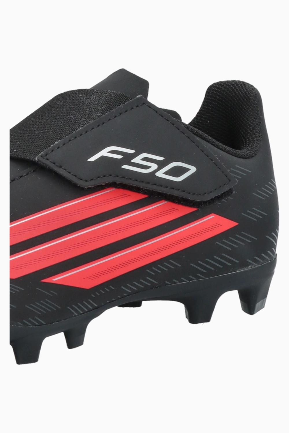Бутсы adidas F50 Club Velcro FG/MG Junior - черный