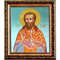 Василий Виноградов священномученик пресвитер. Икона на холсте.