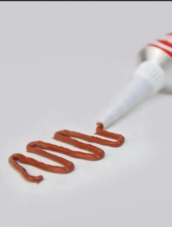 Герметик термостойкий АБРО красный маслостойкий герметик прокладок для авто и быта