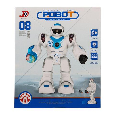 Робот на батарейках, коробка JD199-5B