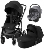 Коляска 3 в 1 Britax Roemer Smile 5Z и автокресло Baby-Safe Core Frost Grey Space Black