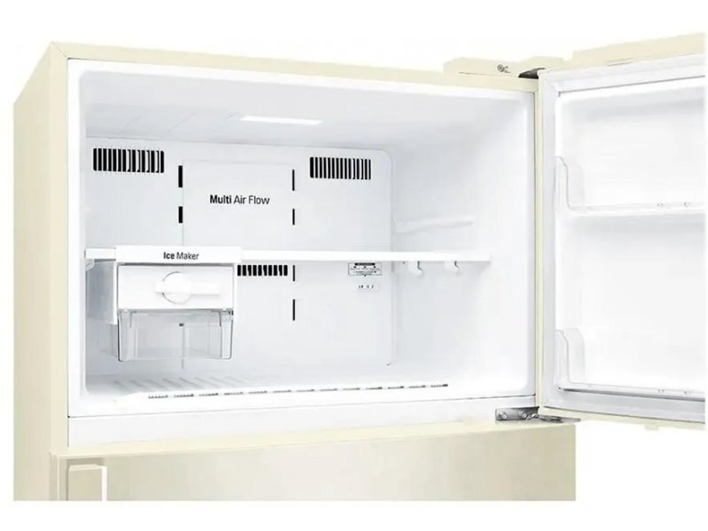 Холодильник LG GN-H702HEHL Total No Frost бежевый