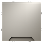 Розетка встраиваемая VOLTUM S70 с заземлением, защитными шторками и крышкой 16А, (кашемир)