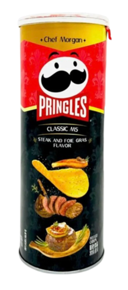 Картофельные чипсы Pringles Classic M5 со вкусом стейка и фуа-гра