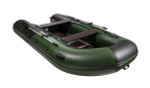 Ривьера Компакт 3400 СК комби зеленый-черный (лодка ПВХ)