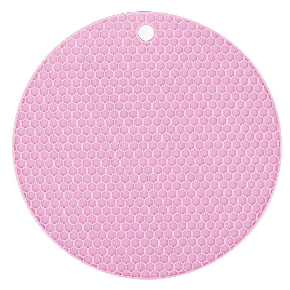 Подставка под горячее d=17,5см h=0,5см (4 вида) (силикон)