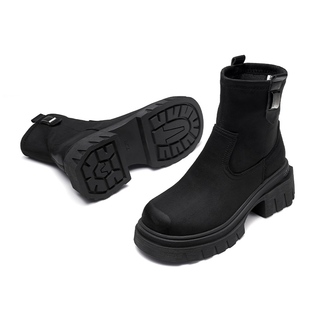 QIANGREN 3515 Ankle Boots Women"s Black Brown