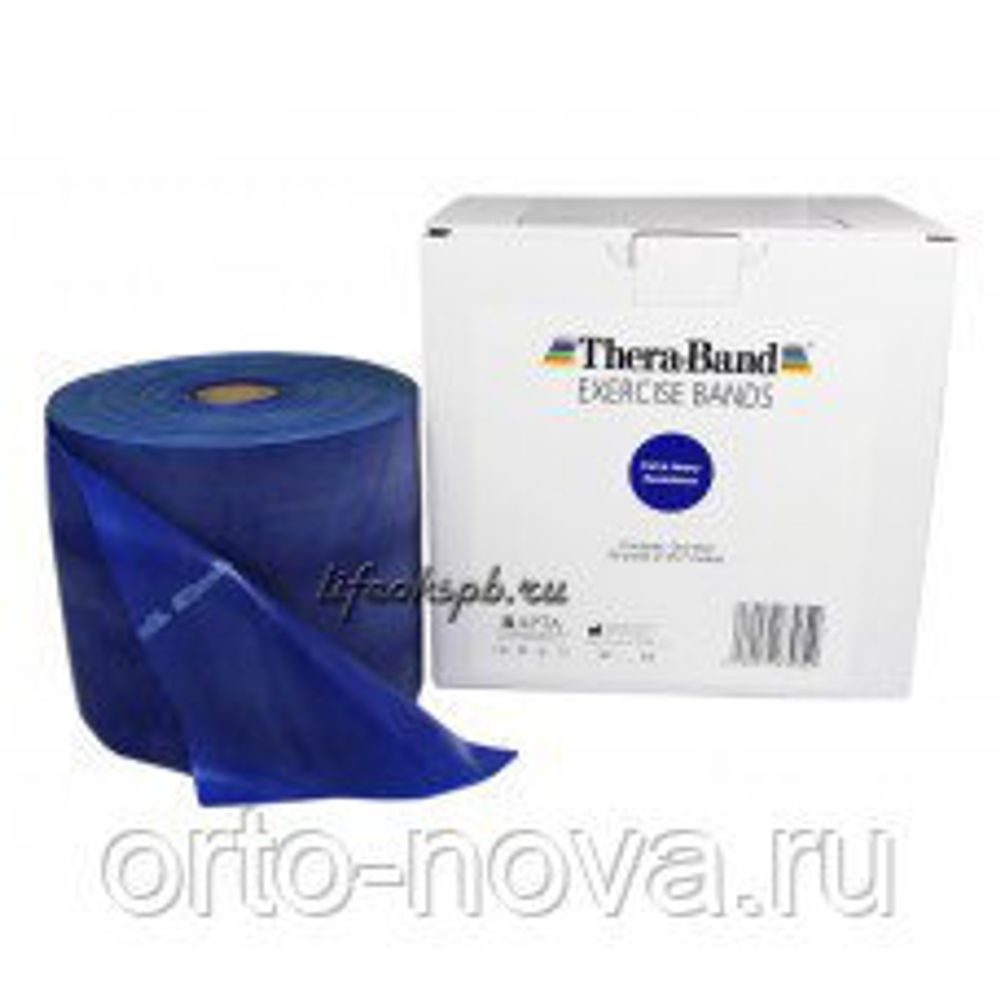 Thera-Band Лента-эспандер синяя повышенной плотности 12,8см x 45,5 м