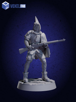 Кровавые охотники Набор для настольных игр ДнД (DnD),Pathfinder, НРИ. Масштаб 32 мм (1:56). Миниатюр;