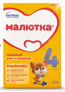 СМЕСЬ МАЛЮТКА-4 600ГР