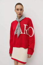 Юбка мини с фигурным краем