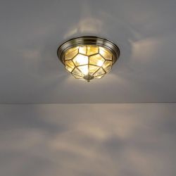 Citilux Витра-1 CL442530 Люстра потолочная витражная Бронза