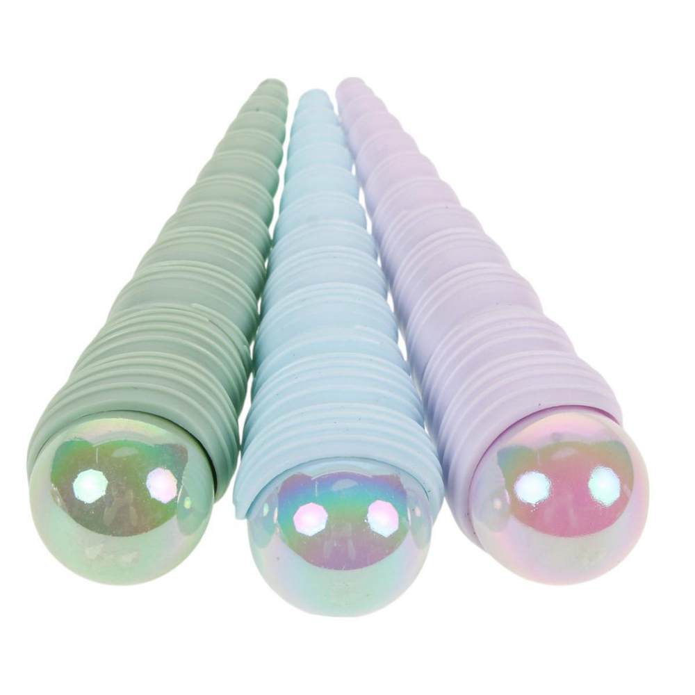 Набор текстовыделителей 3шт. "Жемчужина" голубой, в ПВХ пенале