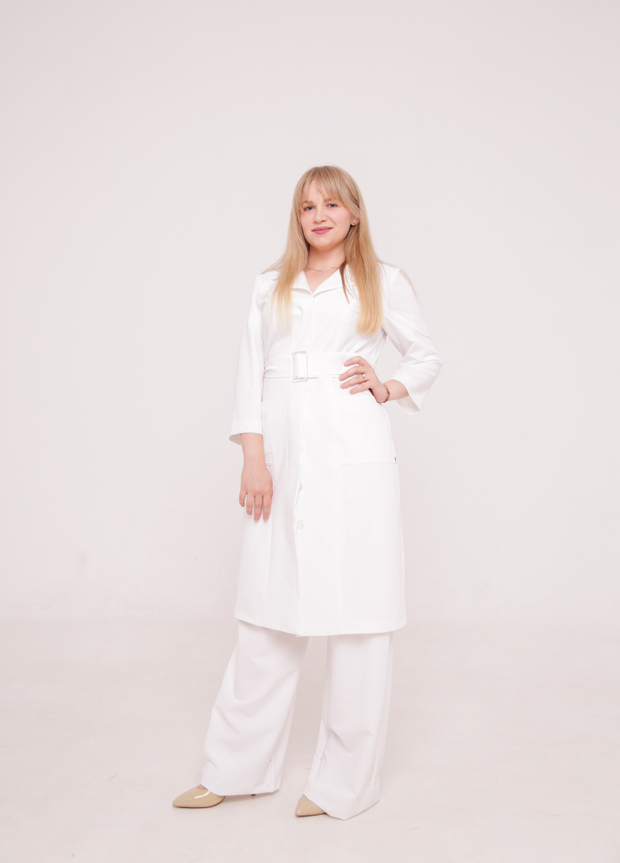 Халат женский (белый)