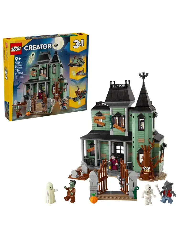 Конструктор Creator 31167 Особняк с Привидениями 3в1