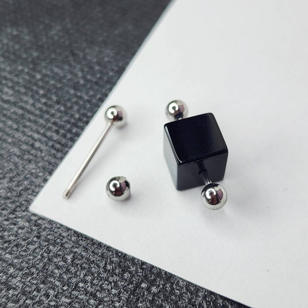 Коннектор сталь, с отвинчивающимся шариком, для колец из каучука, р-р 20×3.9мм, штучно