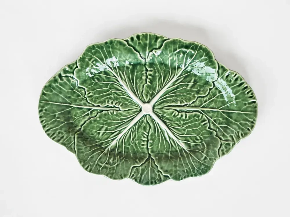 Блюдо овальное Bordallo Pinheiro Cabbage (37.5 см)