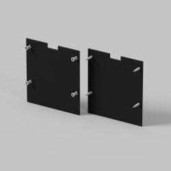 Комплект заглушек (для профиля 50×50) 2 шт., Maytoni ALM-5050T-B-EC 642047