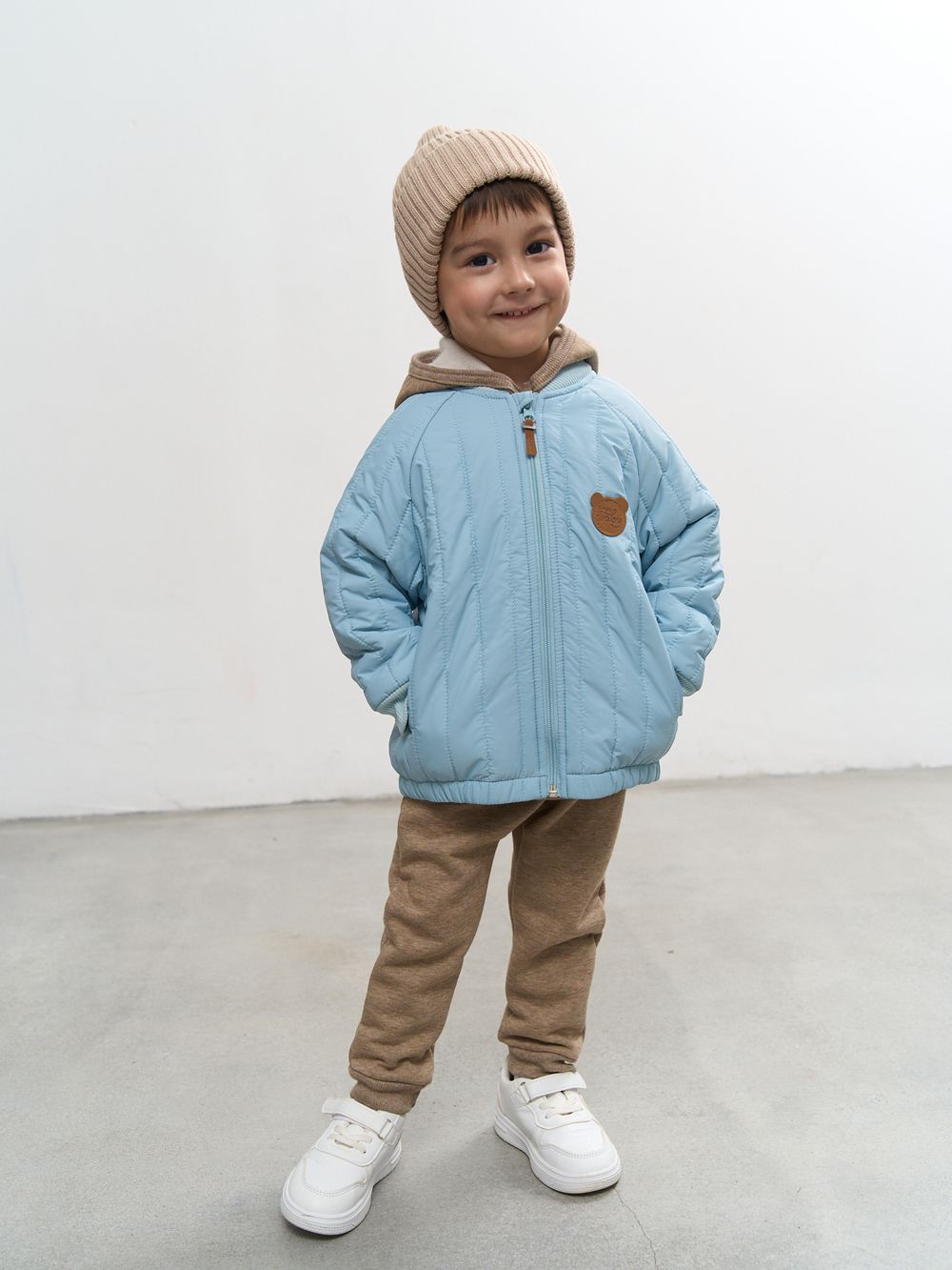 Бомбер с утеплителем "Ниагара" стеганый 0+