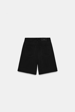 ZARА ДЛИННЫЕ БЕРМУДЫ КЛЕШ, ЧЕРНЫЙ