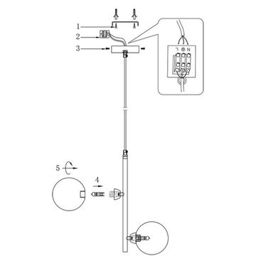 Подвесной светильник 2*G9 V000169 11021/2P Clear белый Piano Indigo