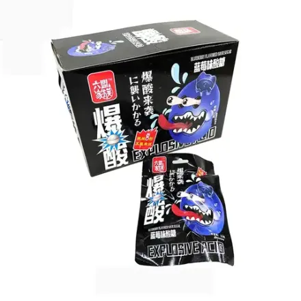 Леденцы с кислинкой EXPLOSIVE ACID со вкусом винограда 22гр