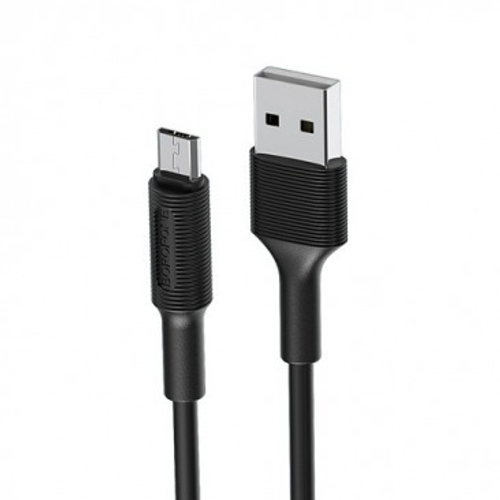 шнур Borofone BX1 USB-microUSB 1m черн