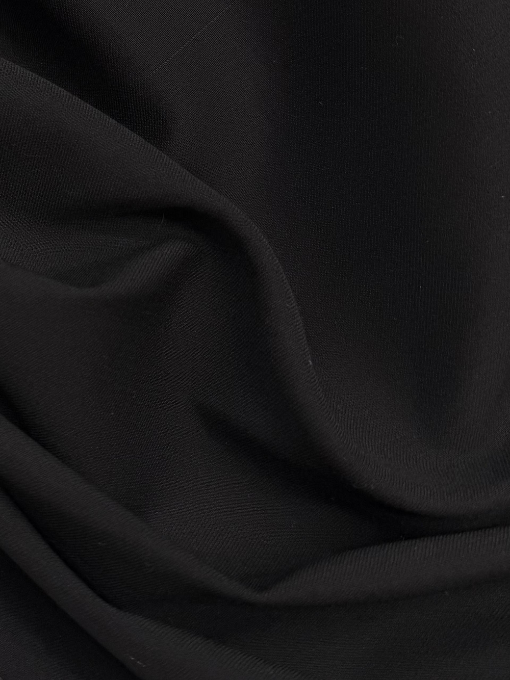 Шерсть с шелком и п/э Off-White черная с вышивкой граффити