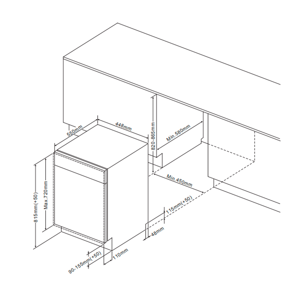 Посудомоечная машина MAUNFELD MLP-08IM фото 6