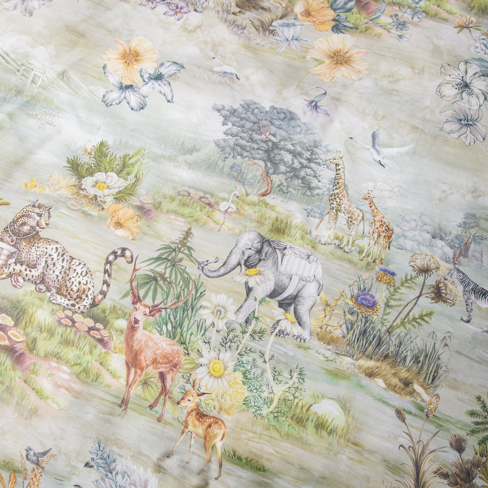 КПБ Сатин Премиум CPA055, Евро, 4 наволочки