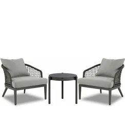 Комплект плетеной мебели Lounge, 2 кресла, журнальный столик