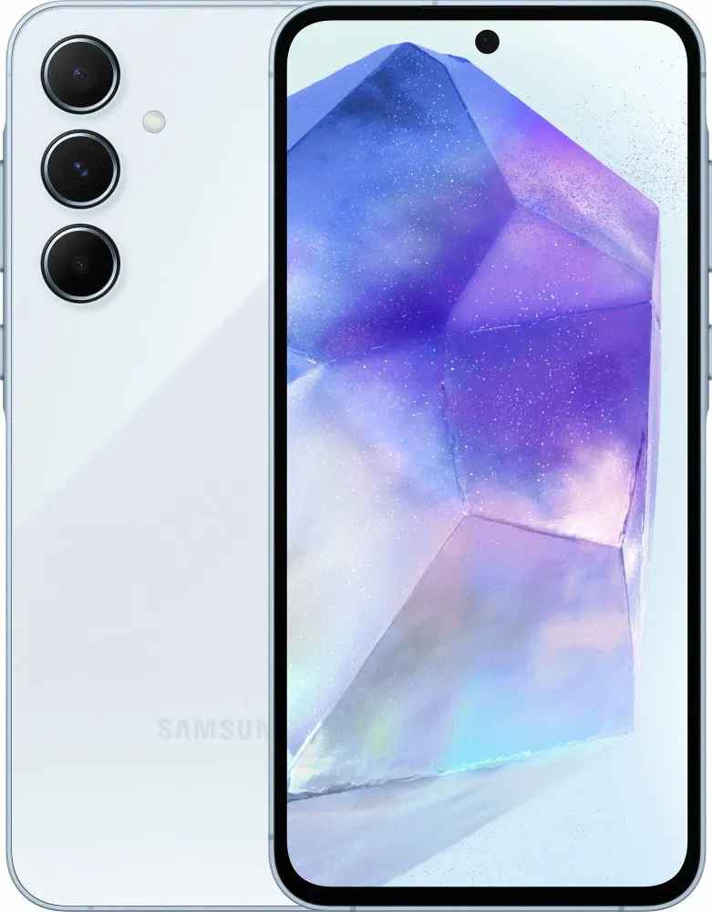 Смартфон Samsung Galaxy A55 5G 8/256 ГБ, Dual: nano SIM + eSIM, iceblue