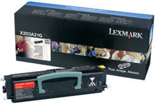 Картридж тонерный черный 1 шт Lexmark X203A21G
