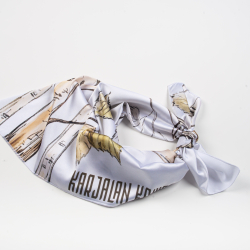 Шейный платок «Karjalan koivo», 70×70 см