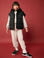 Жилет дутый для девочки Next E25-200, Черный