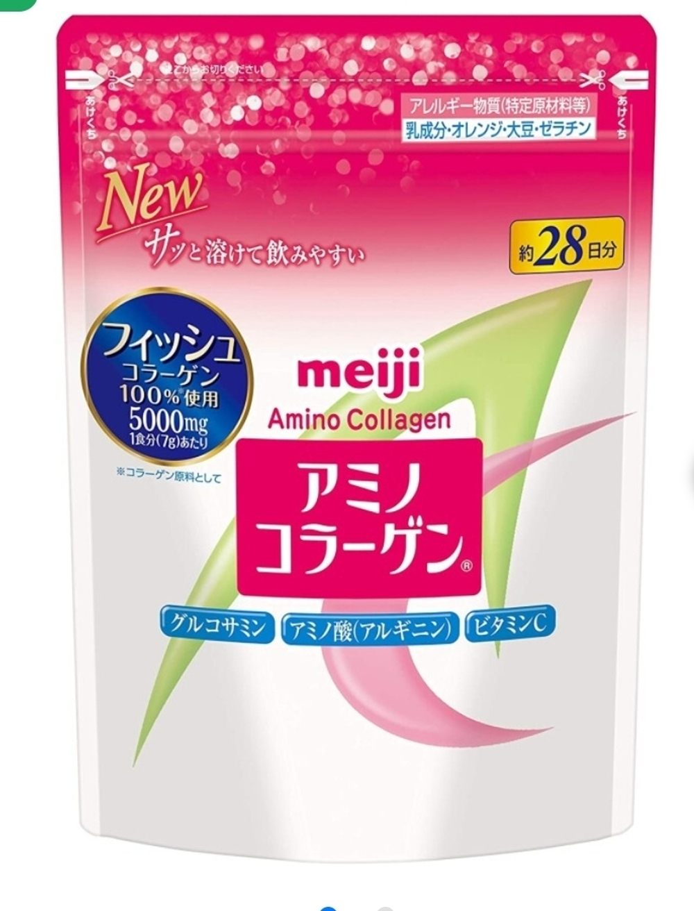 Meiji Amino Collagen растворимый морской амино-коллаген.