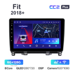 Teyes CC2 Plus 10,2"для Honda Fit 2018+