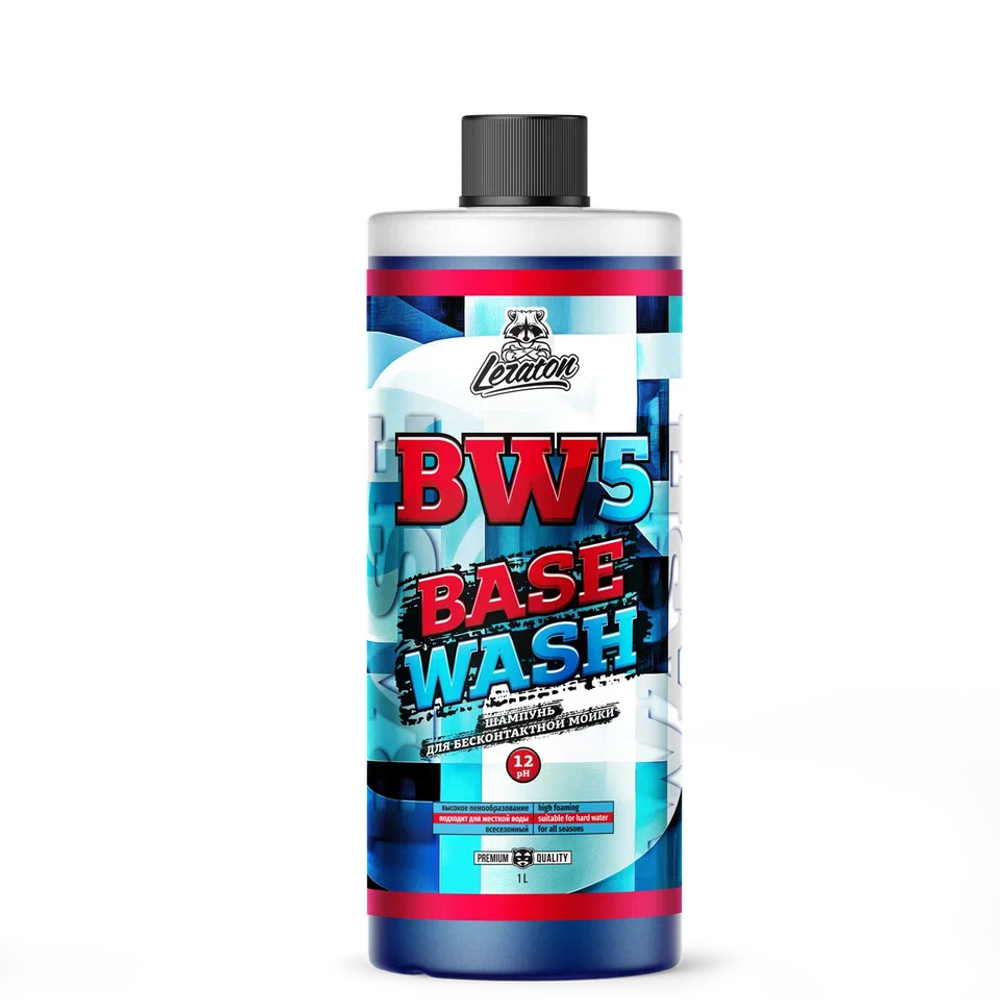 LERATON BW5 BASE WASH Шампунь для бесконтактной мойки 1л