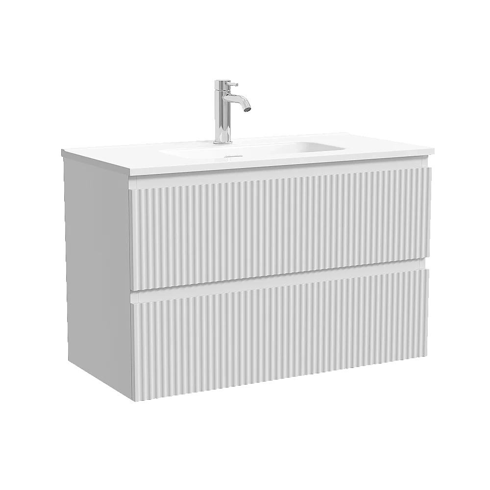 Тумба с раковиной Sancos Snob R SNR80/39W/CN7026 Bianco